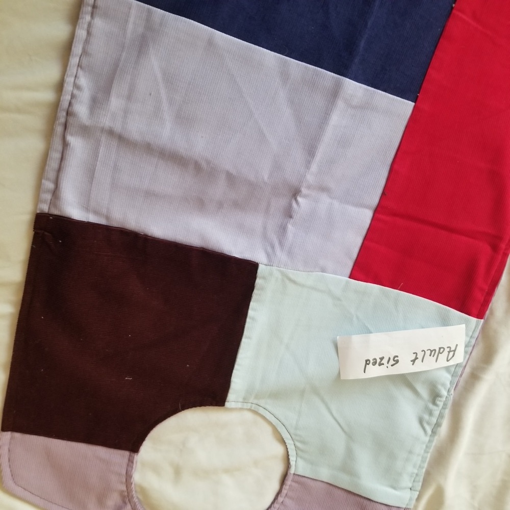 Color Block Adult Bib disabled - Picture 2 of 3